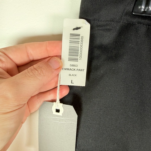 Wilfred Free Emmack Pant Black Drawstring Tapered Trouser - Picture 7 of 9